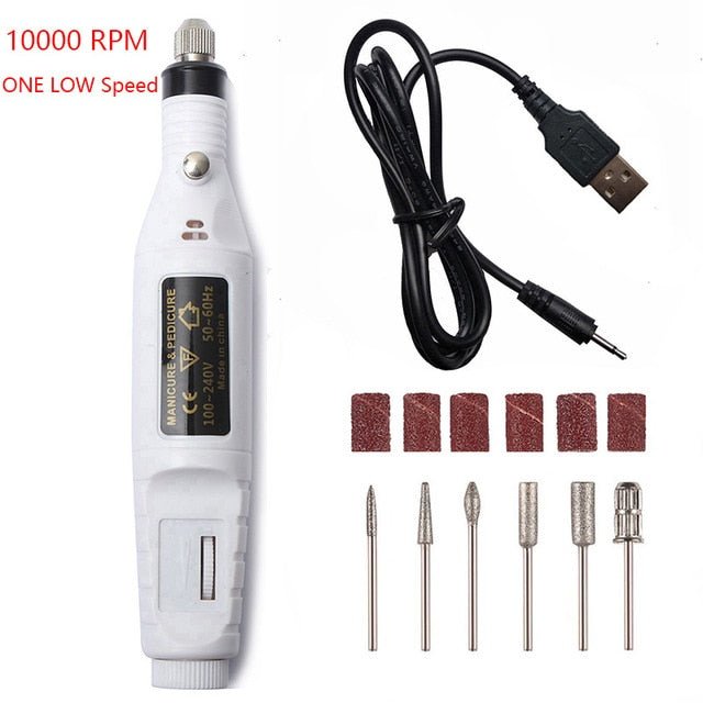 Portable Electric Nail File Drill Machine Kit image 11