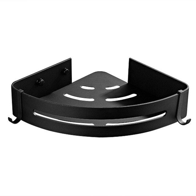 Large Wall Mounted Bathroom Shower Corner Shelf Caddy Rack image 6