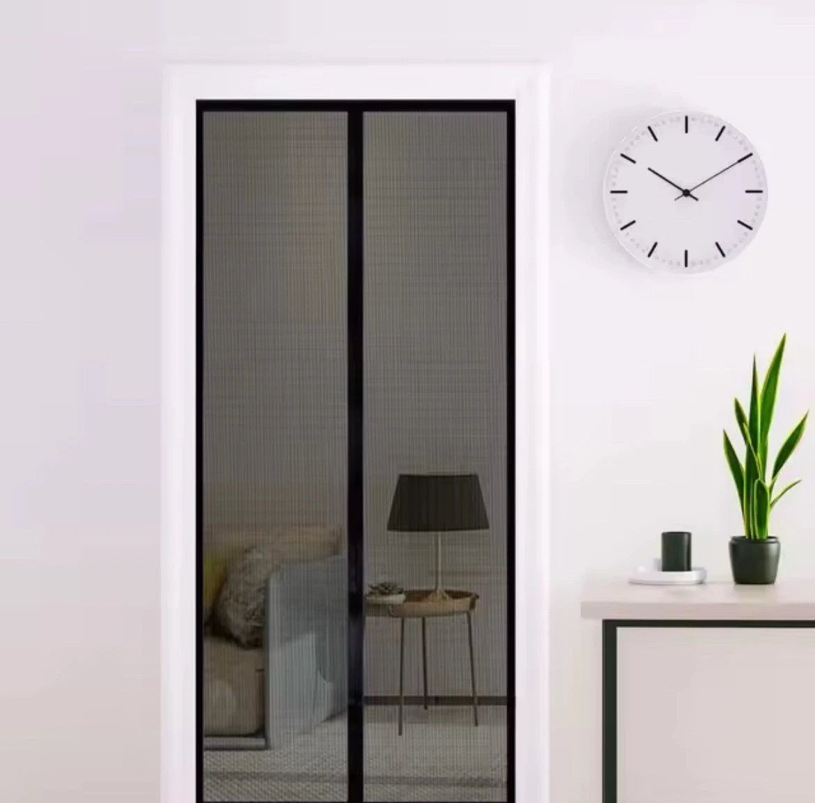 Premium Magnetic Mesh Screen Door Net image 0