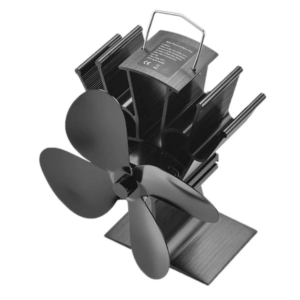 Wood Stove Fan Heat Powered Blower image 0