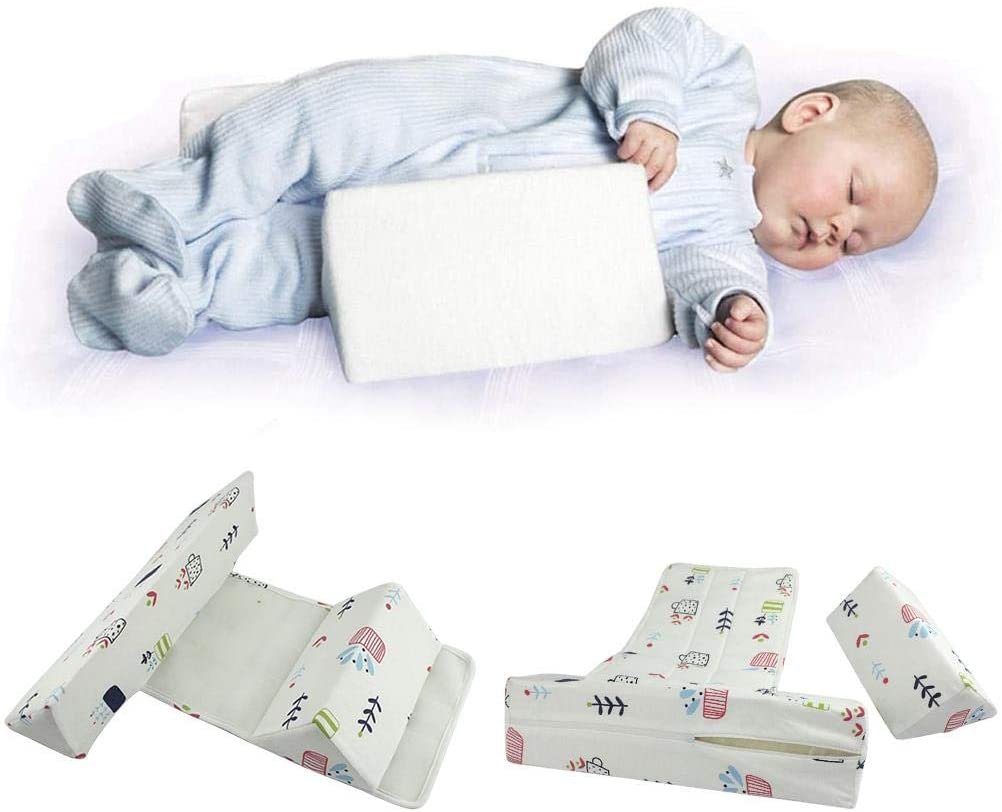 Baby Anti-Roll Side Sleeper Positioner Wedge Pillow image 0