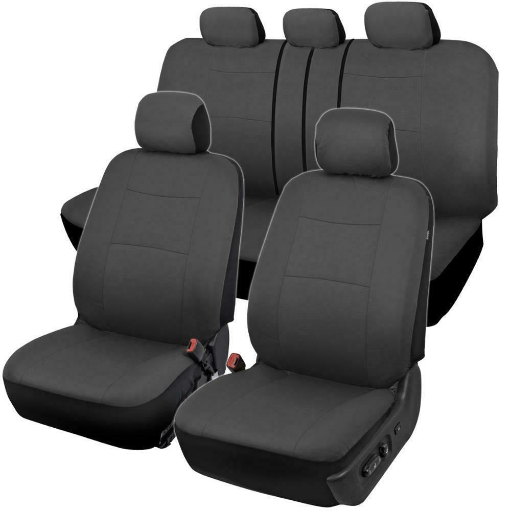 Luxury Universal Cool Car / SUV Seat Protector Cover Set - Gray image