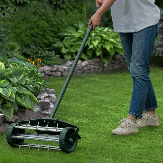 Heavy Duty Manual Lawn Spike Soil Aerator image 0