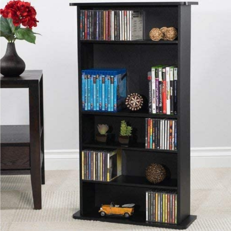 Large Spacious DVD Media Storage Shelf Cabinet image 0