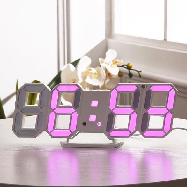 Large 3D Modern Digital LED Wall Clock image 5