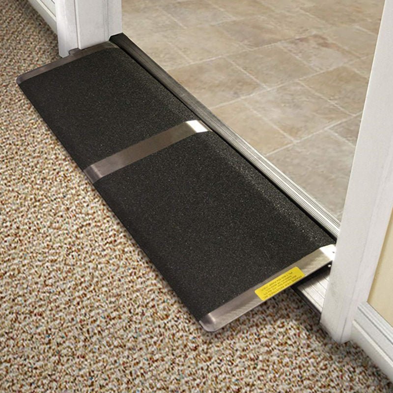 Portable Wheelchair Handicap Threshold Door Ramp image 0