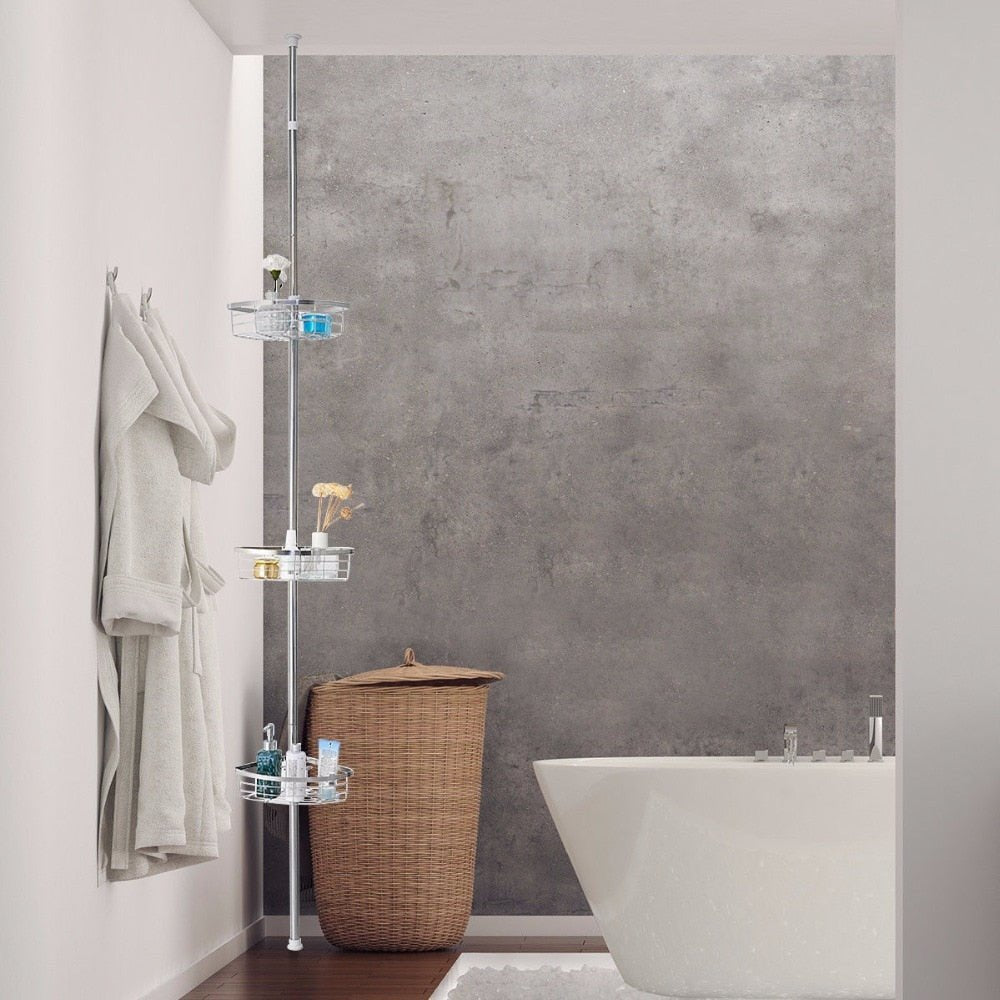 Tension Pole Standing Corner Shower Caddy image 6