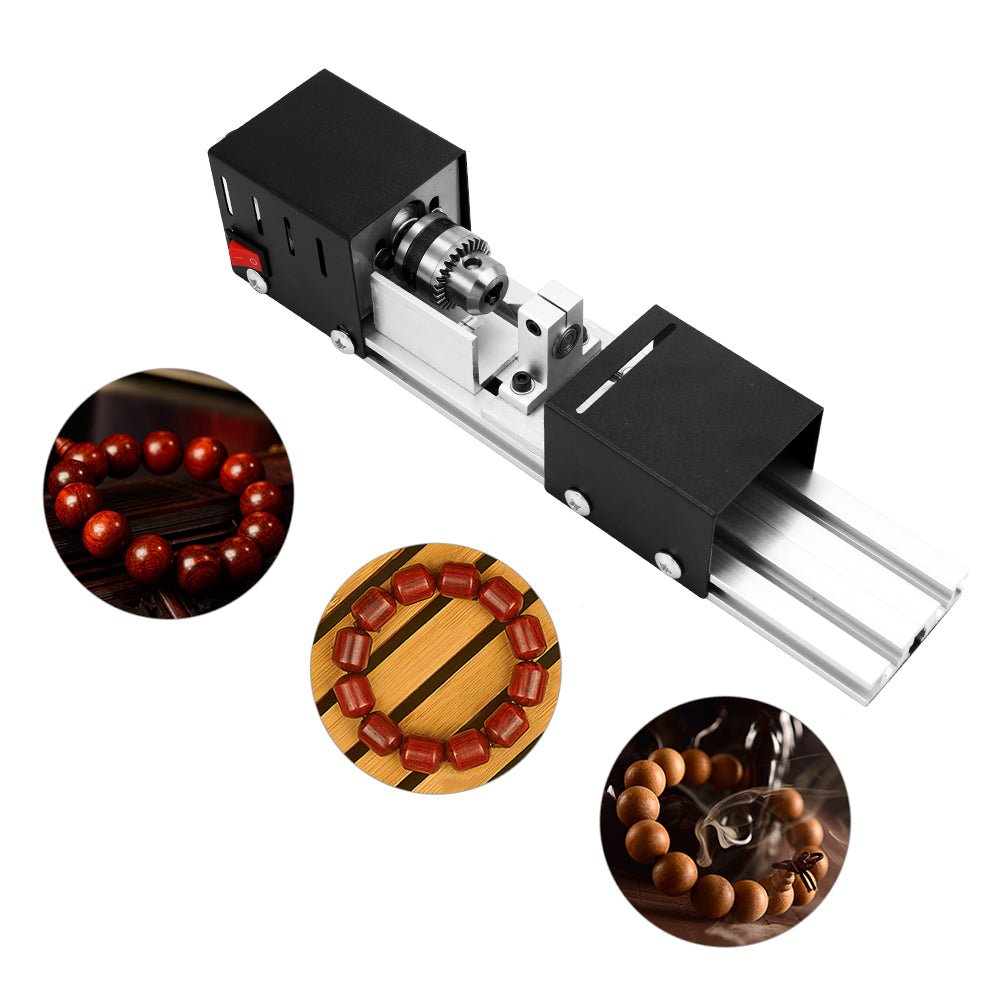 Mini Wood Turning DIY Lathe Machine image 3