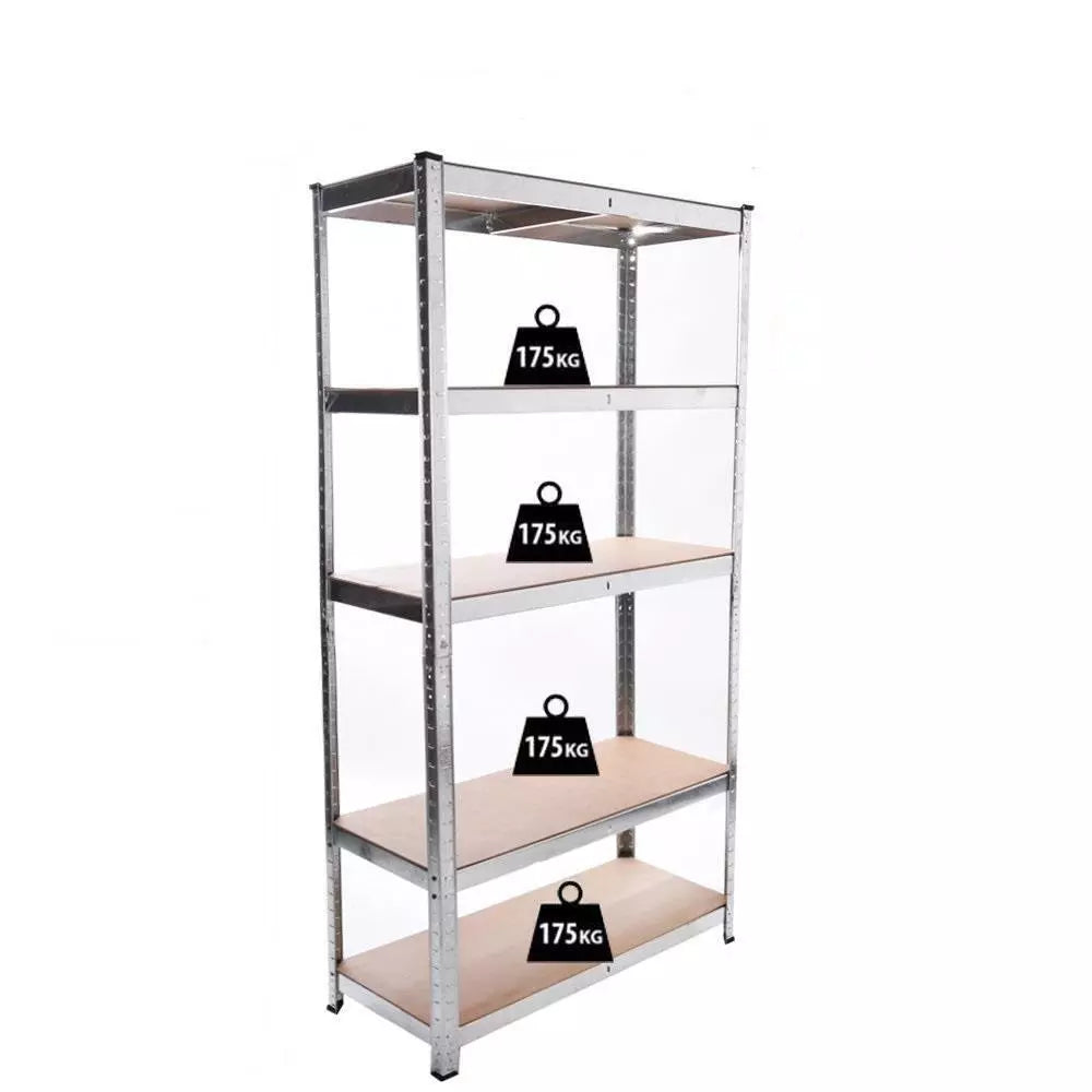 5-Tier Heavy Duty Storage Shelf Organizer Rack image 4