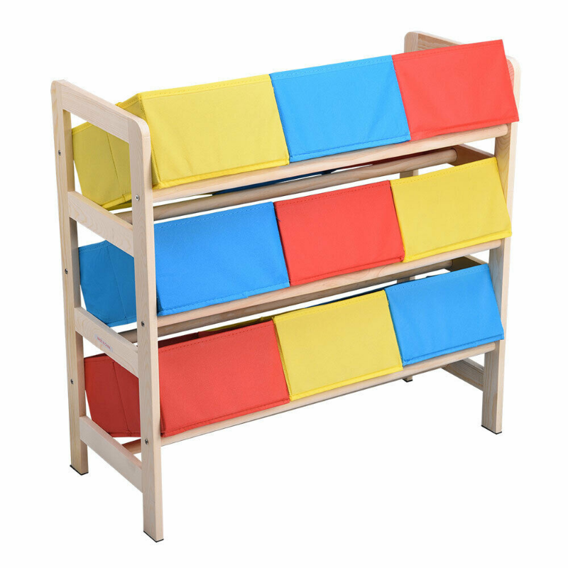 Kids Large Spacious Toy Storage Organizer With 9 Bins image 2