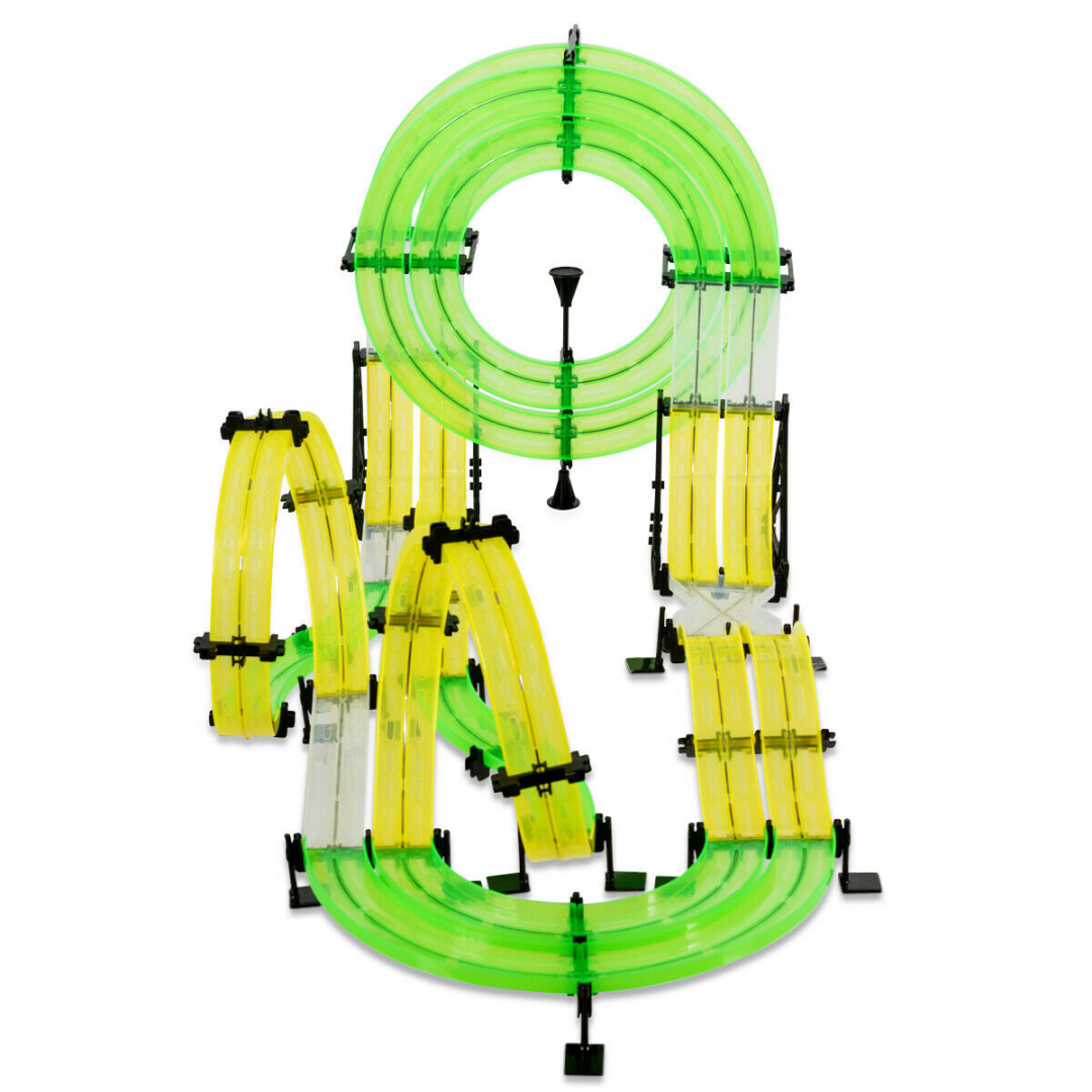 Kids RC Rail Racer Car Track Toy 28.5 FT image 6