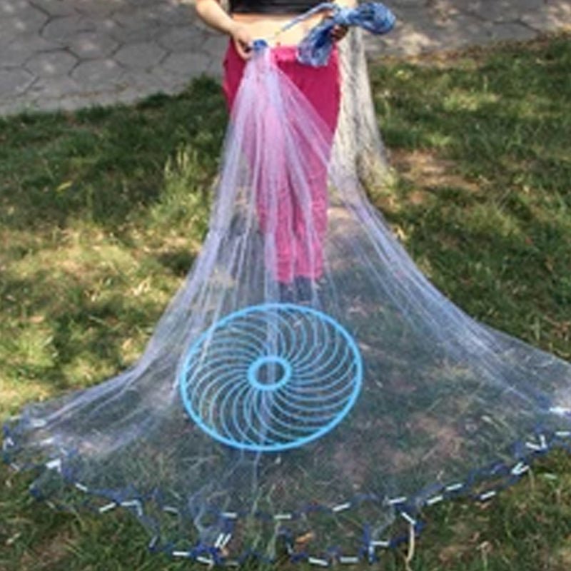 Premium Cast Fishing Seine Throw Net image 0