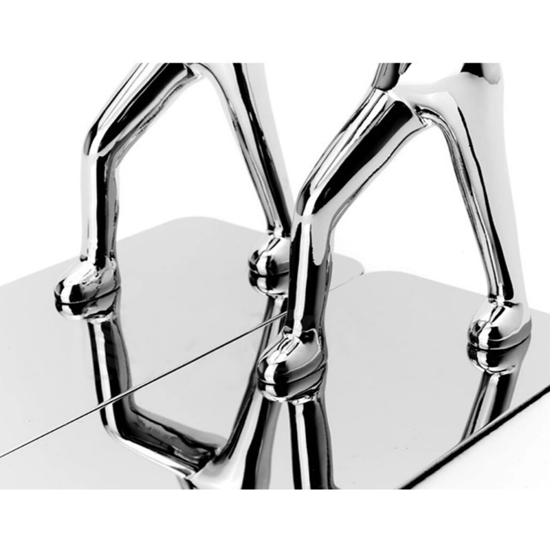 Premium Stainless Steel Modern Bookend image 3