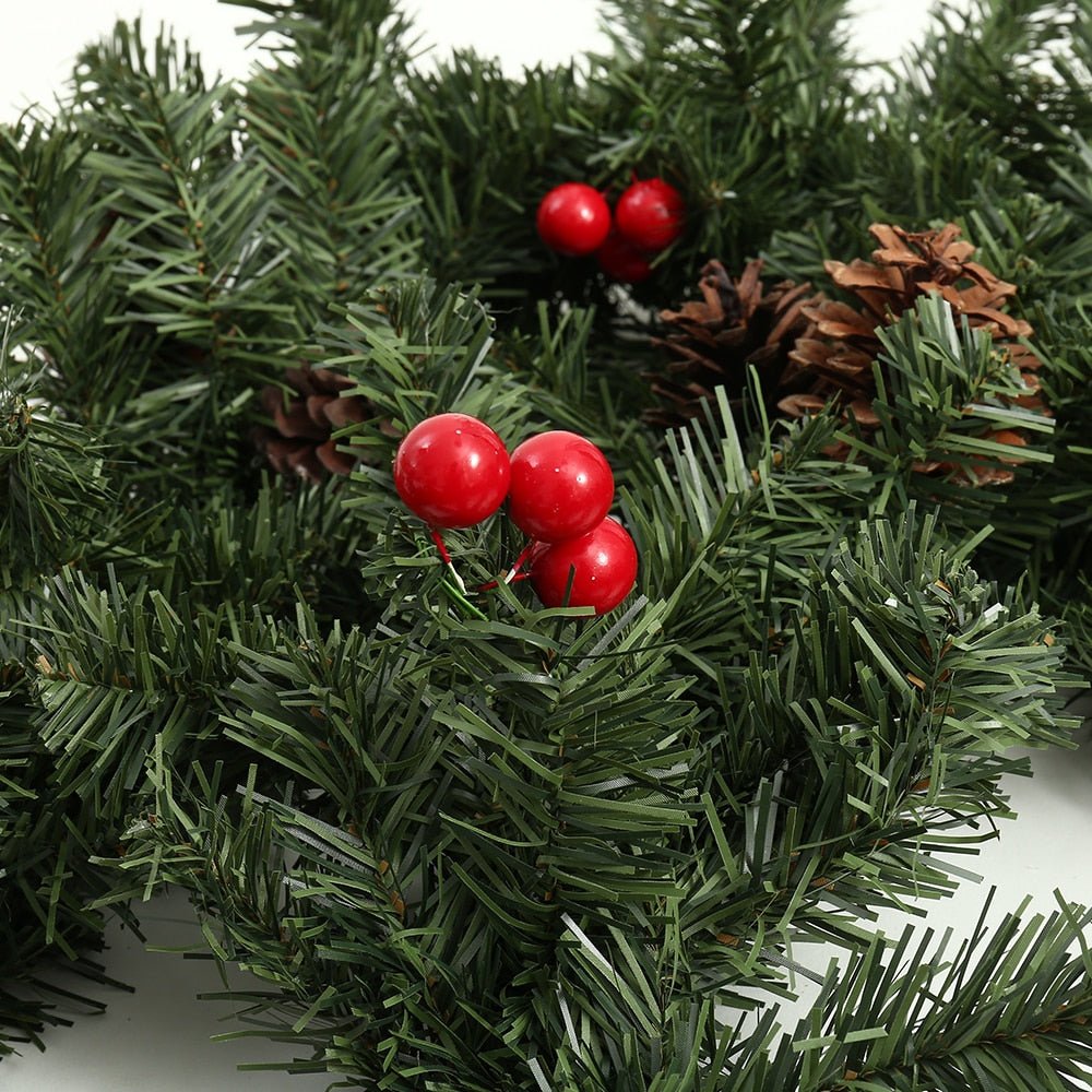 Large Holiday Christmas Pine Cone Mantle Garland image 1