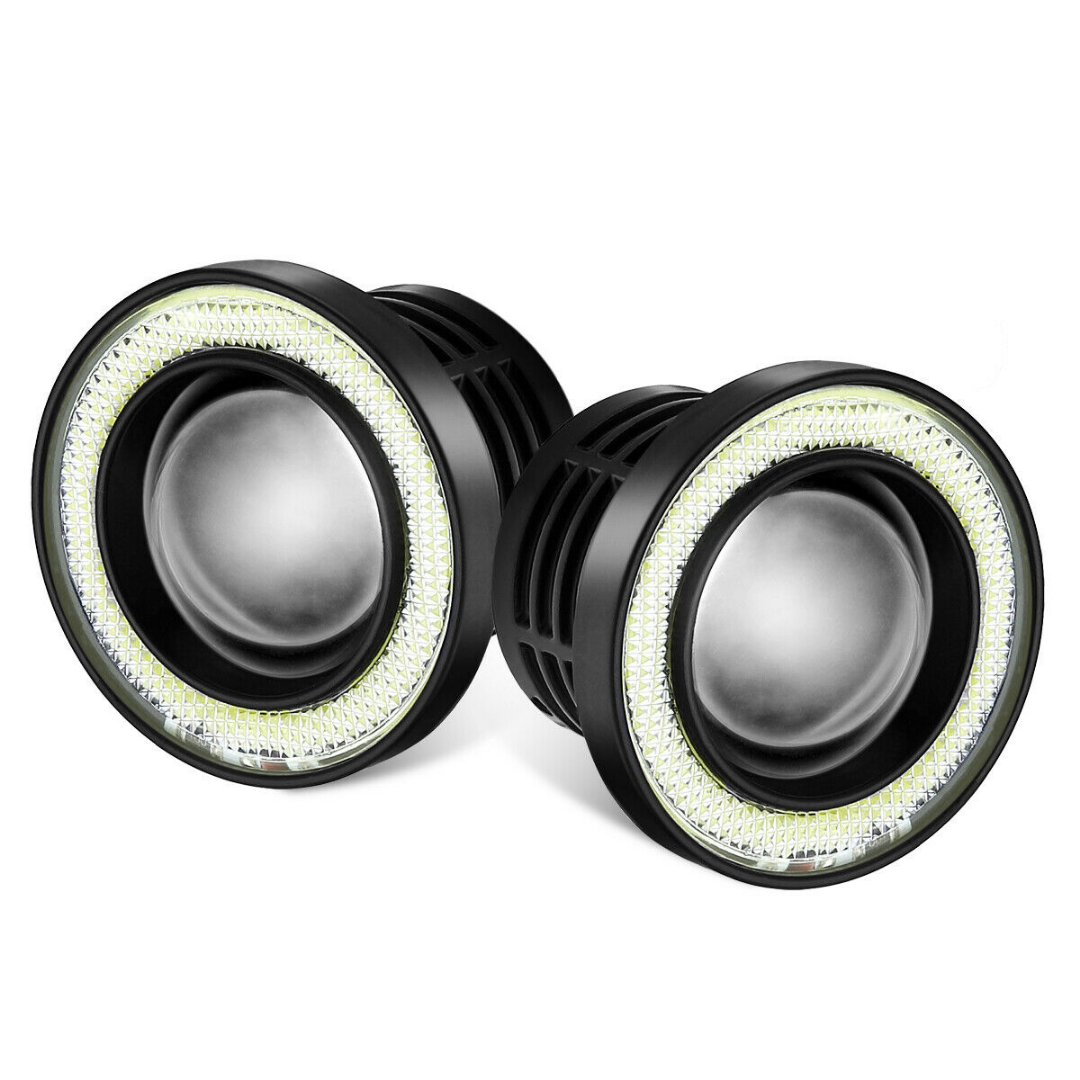 Powerful Universal LED Round Car Fog Lights 2.5" image 3