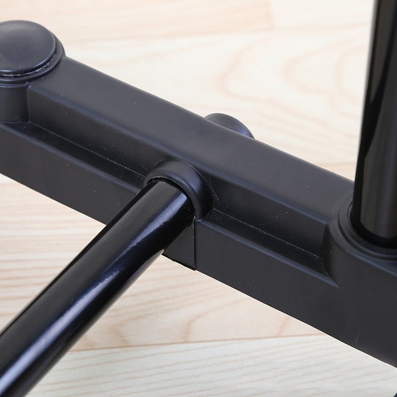 Heavy Duty Double Rail Portable Rolling Clothes Hanger Rack image 3