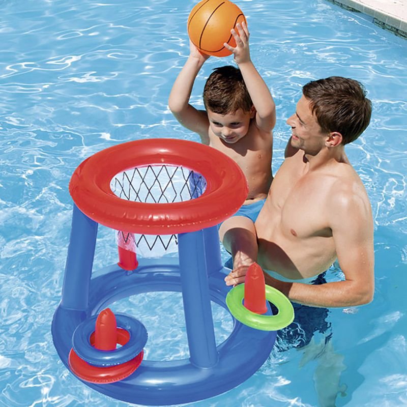 Floating Swimming Pool Basketball Hoop Net image 7