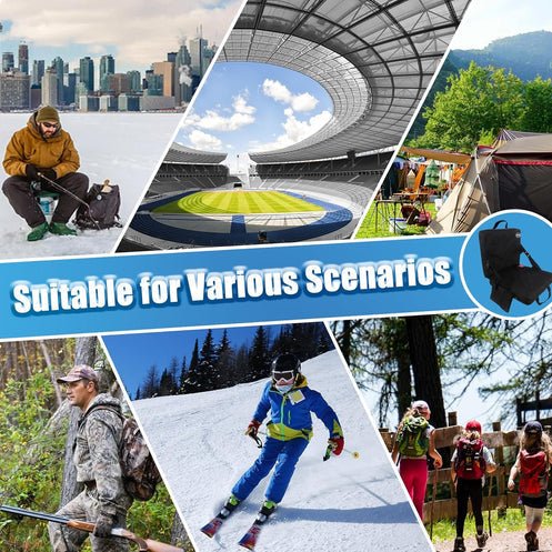 Foldable Heated Seat Cushion - 3 Level Temperature Controller Seat Cushion Heater Pad image 2