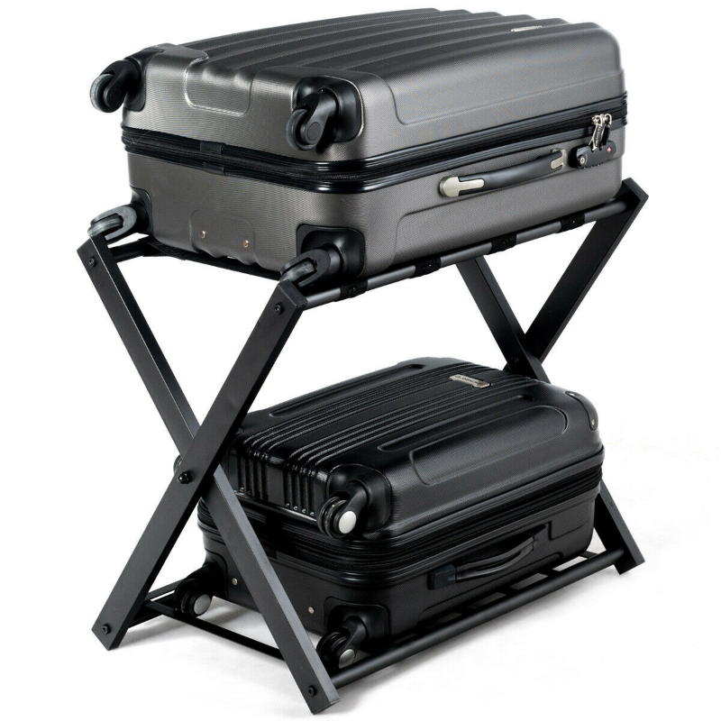 Heavy Duty Large Folding Luggage Holder Rack image 0