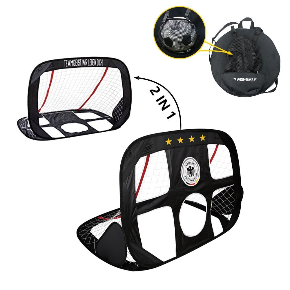 Mini Portable Backyard Pop Up Soccer Goal Net image 3