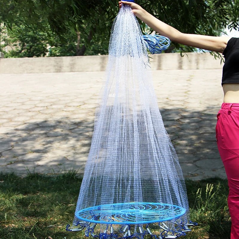 Premium Cast Fishing Seine Throw Net image 1