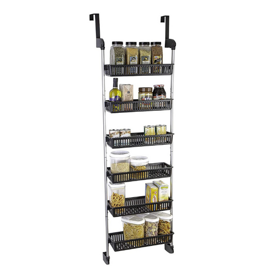 Large Over The Door Kitchen Pantry Spice Organizer Rack image 0