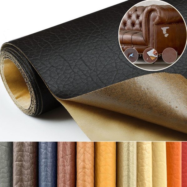 Self-Adhesive Leather Repair Patch Stick on Sofa Repairing Car Bag Seat image 0