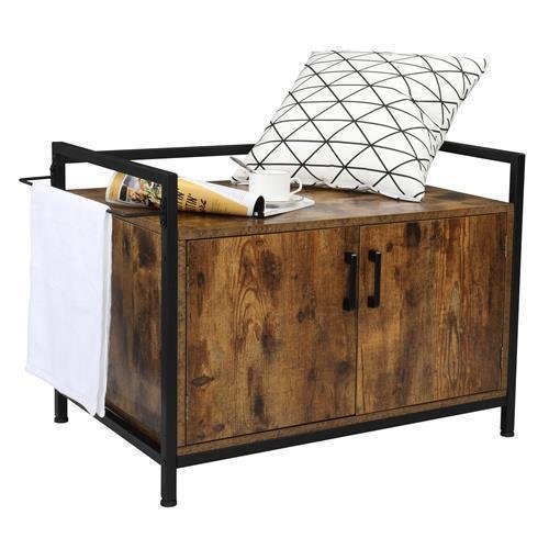 Large Hidden Cat Litter Box Furniture Cabinet Enclosure image 3