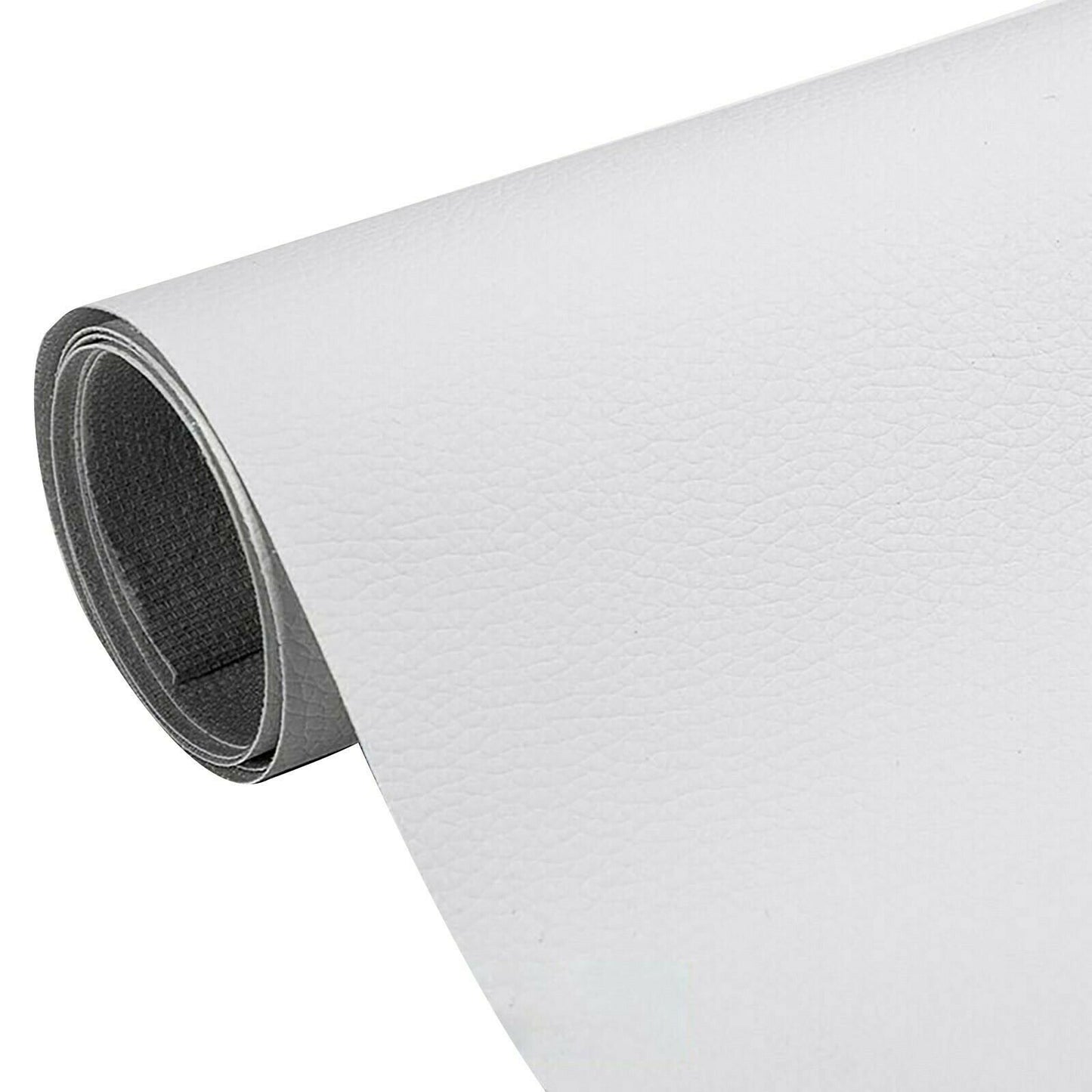 Self-Adhesive Leather Repair Patch Stick on Sofa Repairing Car Bag Seat - White, 20X30cm image