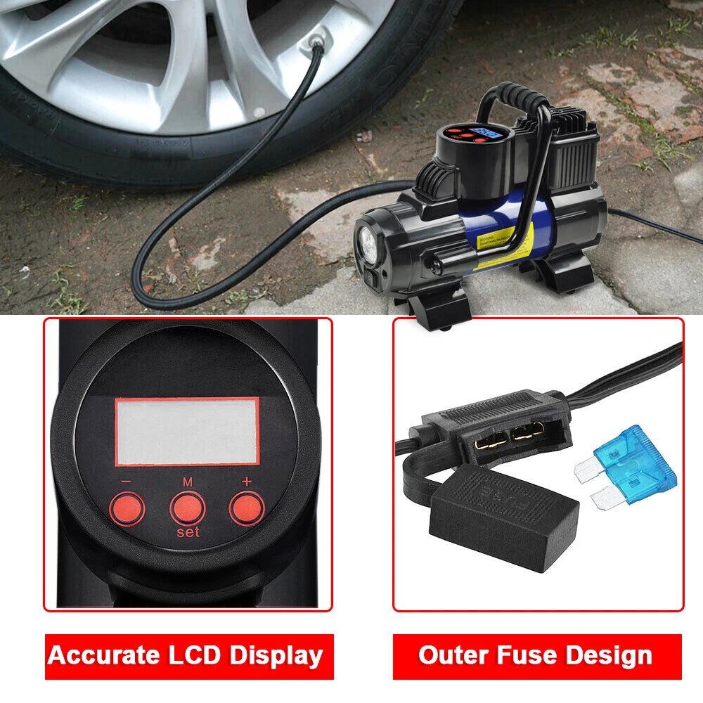 Portable Car Air Compressor With Digital Tire Inflator image 2