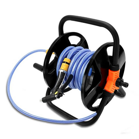 Heavy Duty Retractable Garden Water Hose Holder Reel image 0