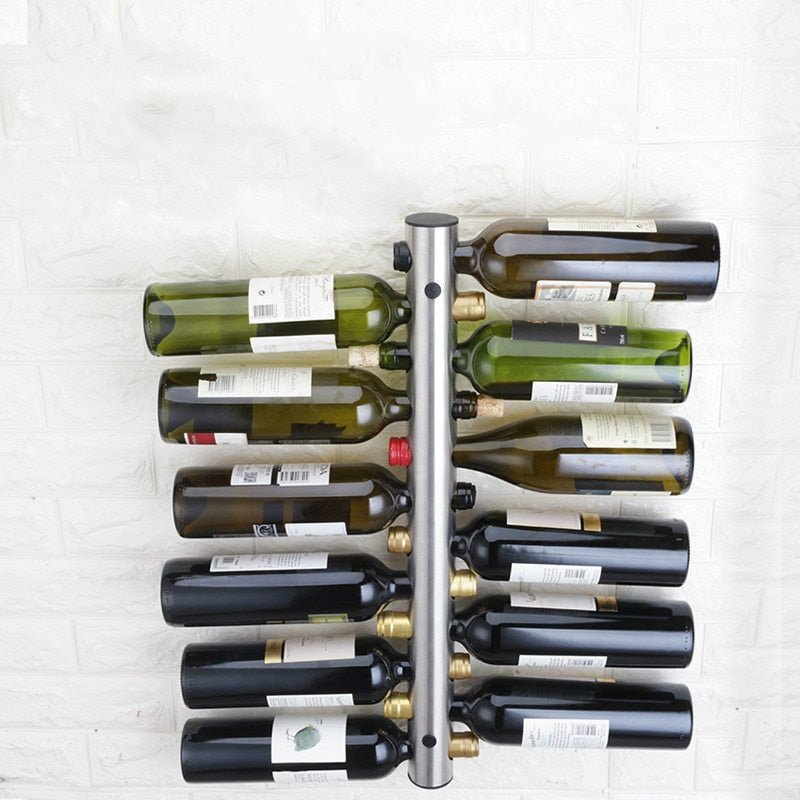 Modern Wall Mounted Hanging Wine Holder Rack image 2