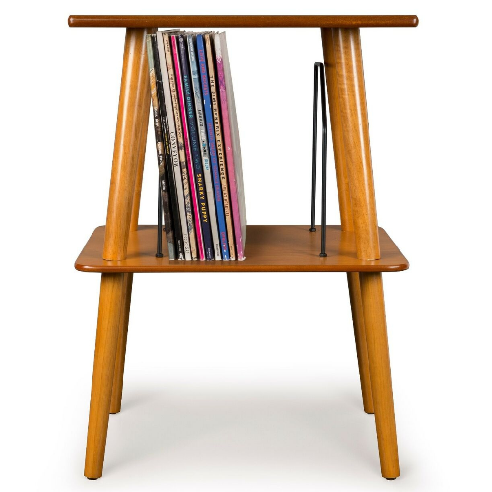Premium Vinyl Record Player Shelf Storage Stand image 0