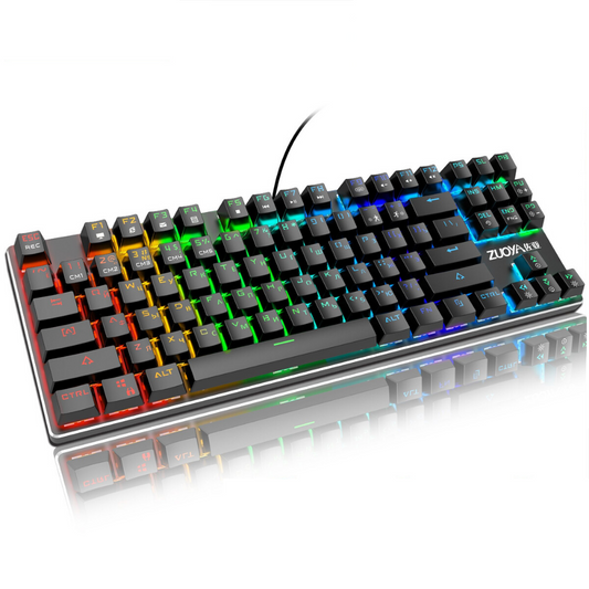Rainbow RGB Mechanical Gaming Keyboard For PC image 0