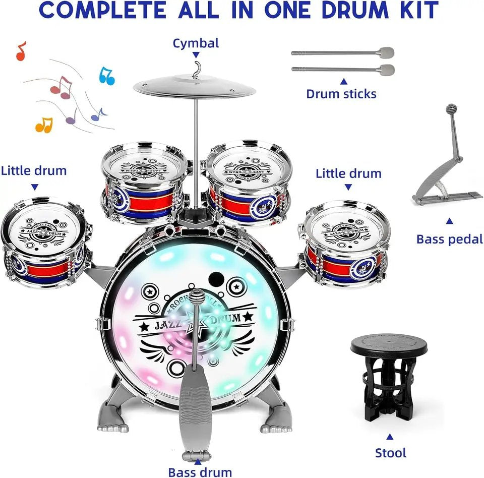 Ultimate Kids Junior Drum Kit Set image 4