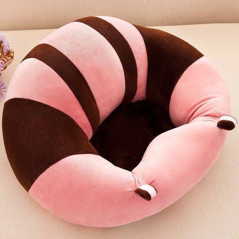 Toddler Couch For Seat Training Toys Baby Sofa - Pink and Brown image