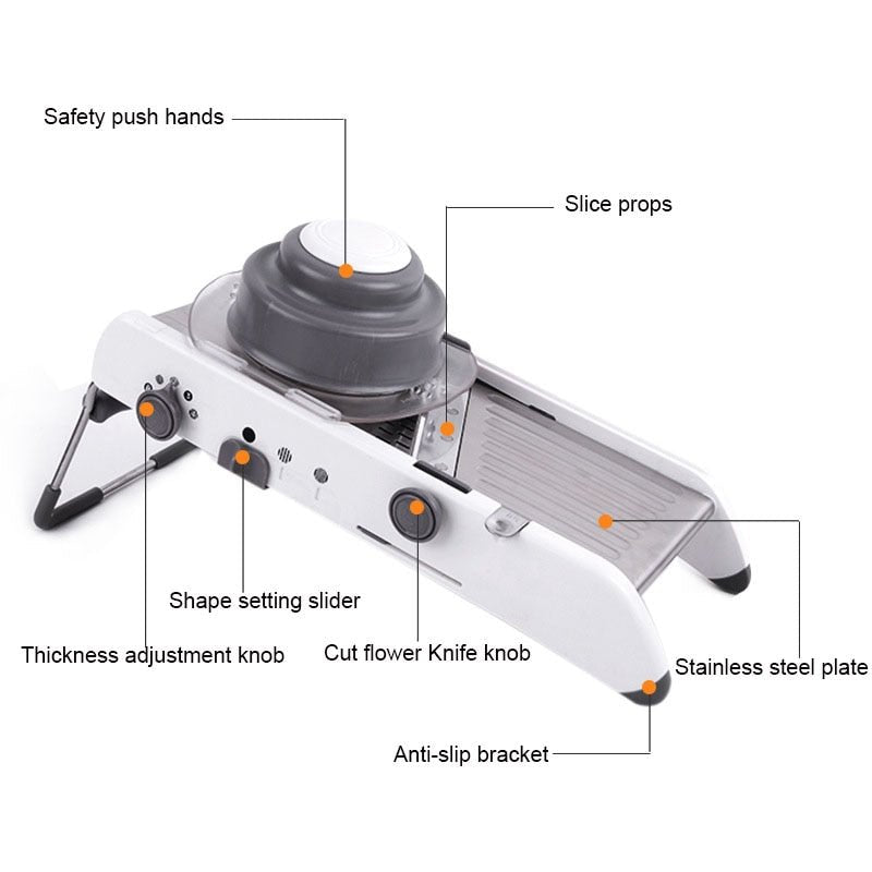 Food Mandoline Slicer & Cutter Kitchen Tool image 4