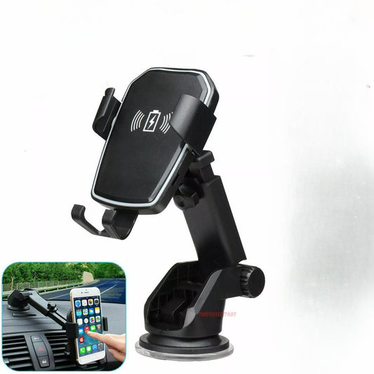 30W Fast Wireless Car Charger & Phone Mount image 0
