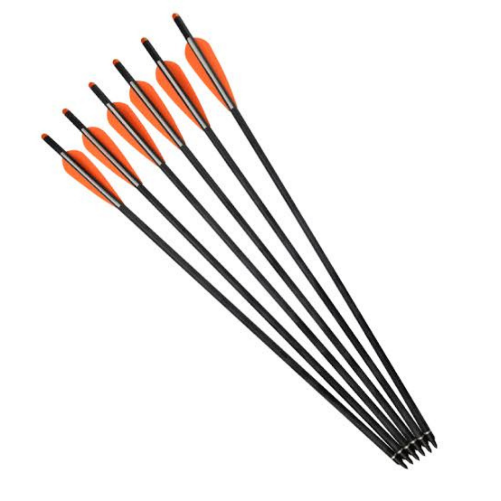 All In One Archery Crossbow Fiberglass Arrow Bolt Set - 16" image 0