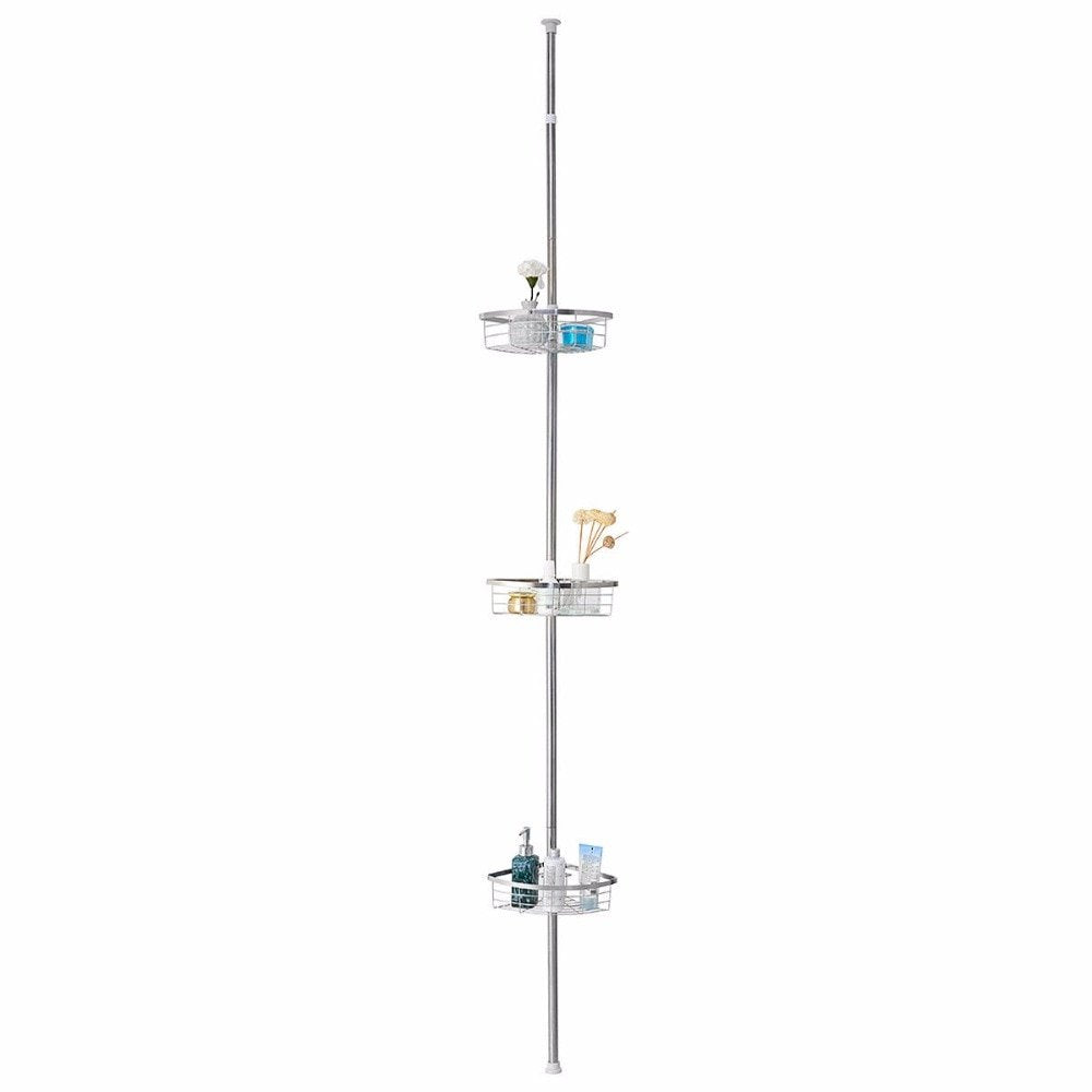 Tension Pole Standing Corner Shower Caddy image 4