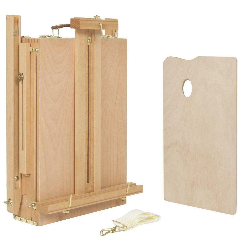 Portable Wheeled Floor Standing Painter Art Display Easel Stand image 2