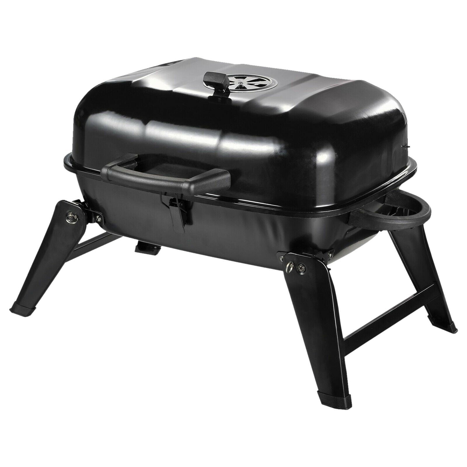 Portable Compact Outdoor Tabletop Backyard Charcoal BBQ Grill image 1