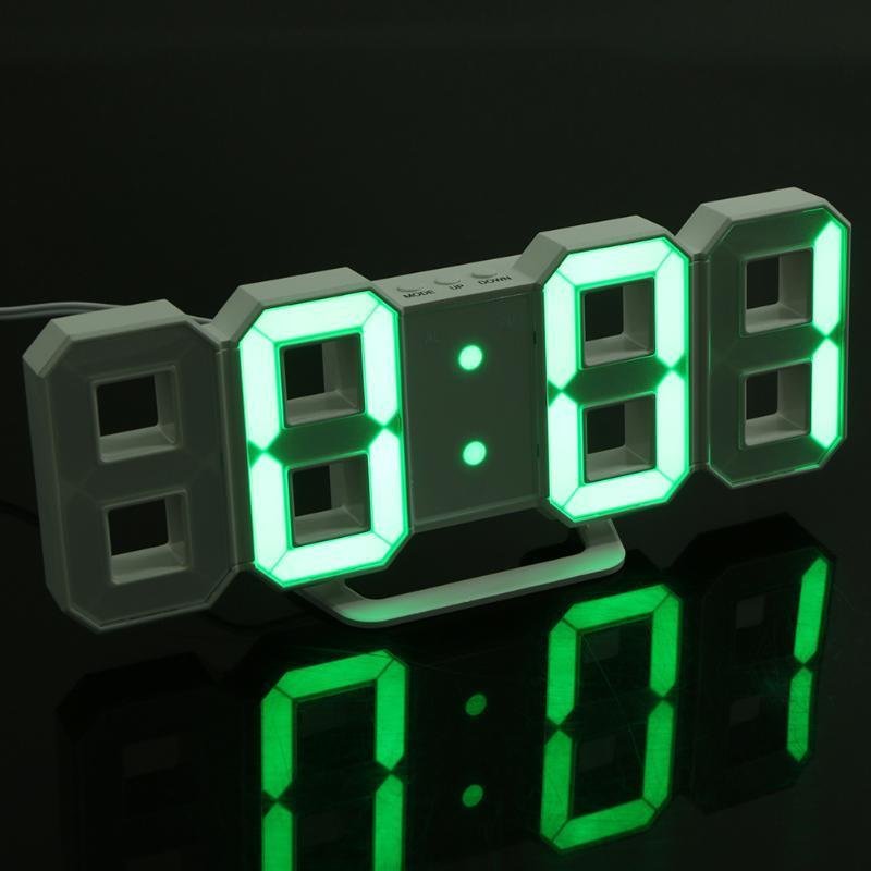 Large 3D Modern Digital LED Wall Clock image 8