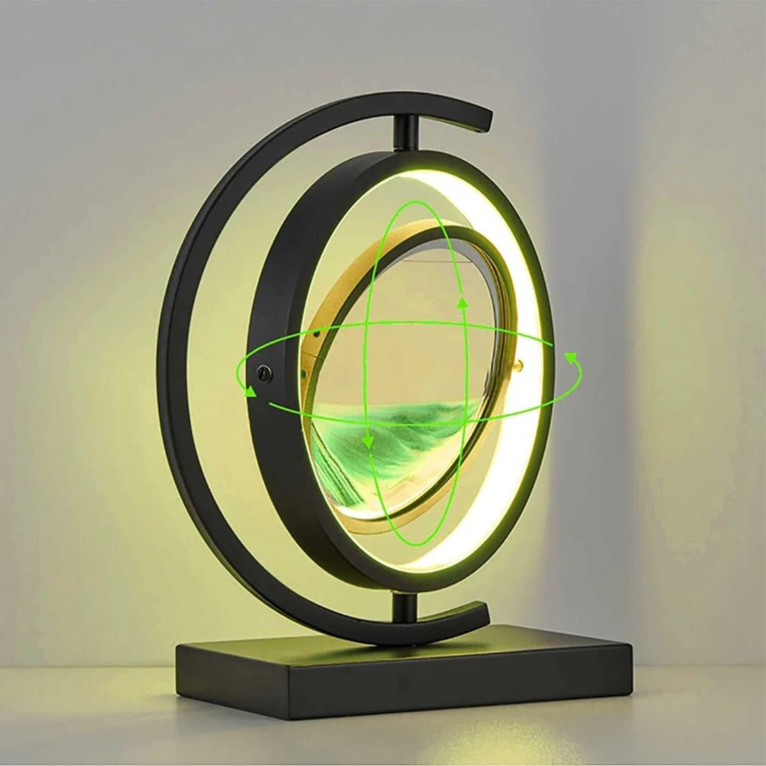 3D Hourglass LED Lamp, Mesmerizing Sand Art for Home Decor image 8