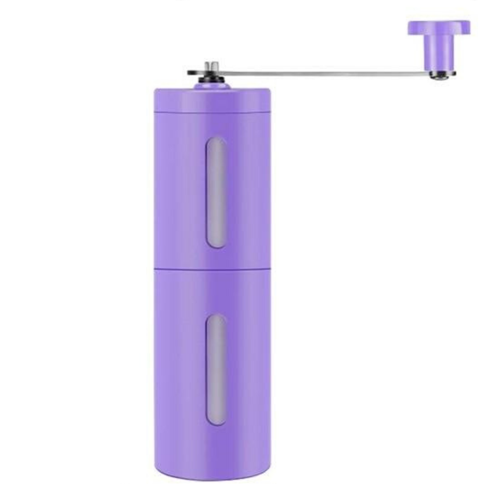 Manual Coffee Bean Mill Hand Grinder - Purple image
