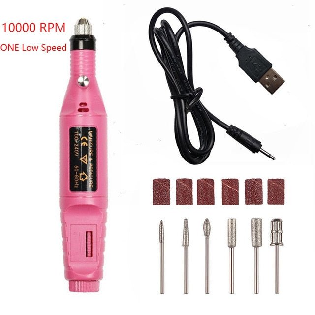 Portable Electric Nail File Drill Machine Kit image 7
