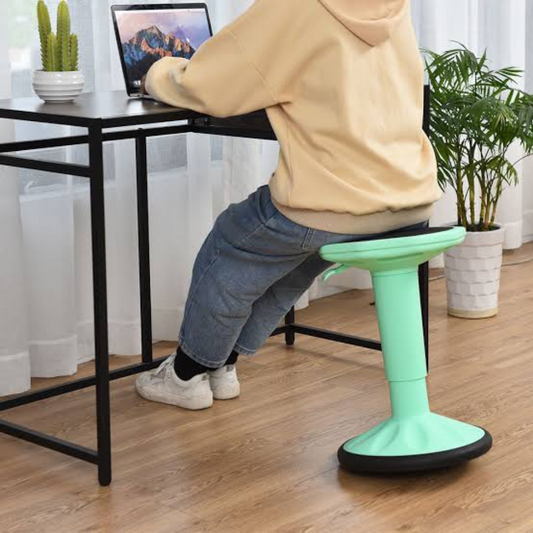 Heavy Duty Adjustable Standing Wobble Desk Chair Stool image 0