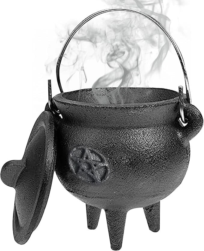 Premium Witches Cast Iron Magic Cauldron image 0