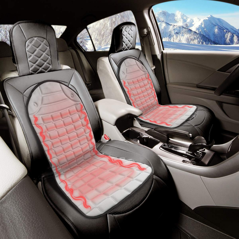 Powerful Heated Car Seat Cushion Cover Pad image 0