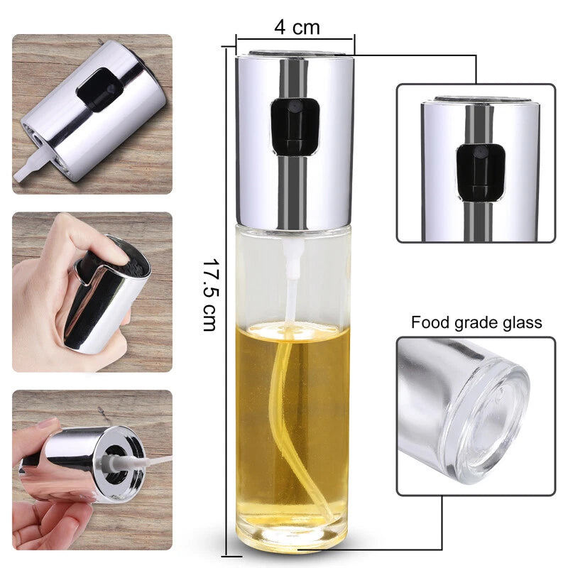 Cooking Oil Sprayer Bottle Stainless Steel image 3
